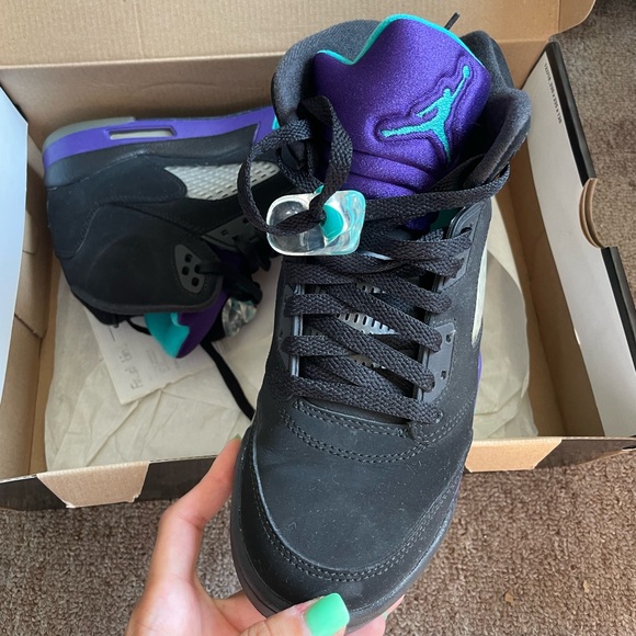 air jordan 5 retro black grape - Picture 5 of 7